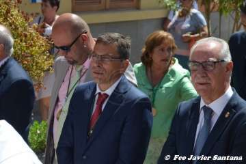 Telde rinde pleitesía a San Miguel en Valsequillo (Foto Francisco Javier Santana y TA)